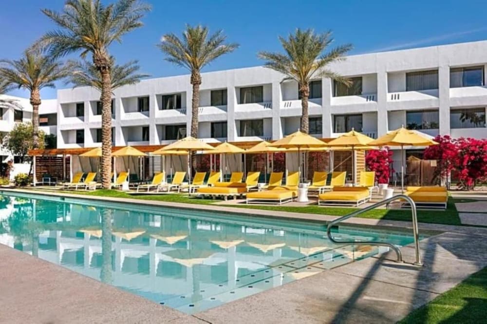 Monarch Hotel pool and exterior in Scottsdale, Arizona